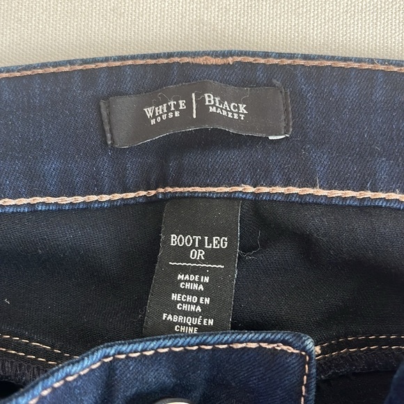 White House Black Market Boot Cut Jeans size 0R - Picture 5 of 6
